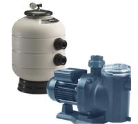 Groupe de filtration piscine Astral : pompe Sena + filtre Millenium 14 m3/h