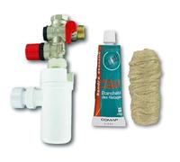 Groupe de sécurité 889 3/4" (20x27) droit NF avec siphon d'évacuation & S102104 Kit de Etanchéité pâte à joint 50 ml avec bobine de filasse 40 g