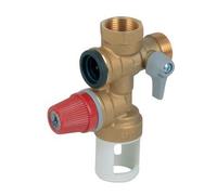 Groupe de sécurité droit laiton - 38mm MF3/4"- DIFF - 100091