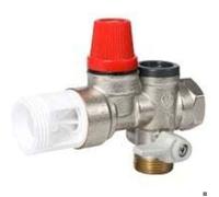 Groupe de sécurité laiton droit - LON® - chauffe-eau cumulus - 20x27 mm / 3/4"" - Pression 7 bar