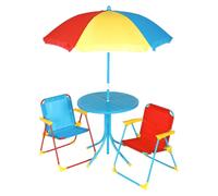 Groupe de sièges pour enfants Table pour enfants Chaises pliantes Parasol Garniture de siège Meubles pour enfants