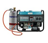 4500 W Générateur de gaz et d'essence Groupe électrogène KS 5000E G 2x16A