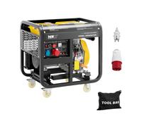Groupe électrogène diesel - 2830 / 8500 W - 30 L - 230/400 V - mobile - AVR - Euro 5 | MSW