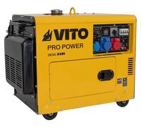 Vito – Groupe électrogène Diesel 8 kVA Mono/Triphasé Silencieux Autonomie 8h