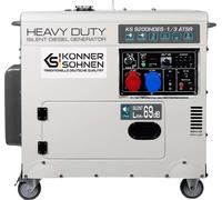 Groupe électrogène diesel Könner&Söhne KS 9200HDES-1/3 ATSR EUROV Groupe électrogène