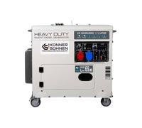 Groupe électrogène diesel ""Könner & Söhnen"" 230/400 V 7.5 kW / 6.0 kW KS 9200DE-1/3 ATSR
