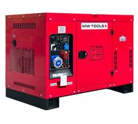 Groupe électrogène insonorisé diesel 13kW 230V + 15kW 400 V 5p MW Tools DG150EP