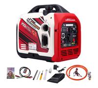 Groupe électrogène Inverter 3500W Générateur LPG/essence Silencieux E-Start+Bluetooth pour Camping car