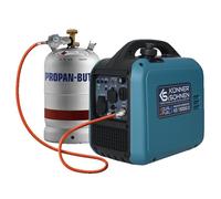 Groupe électrogène Inverter (gaz/essence)2,0 kW Könner & Söhnen KS 1900iG S Eco-Mode Portable
