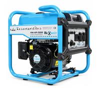 Groupe électrogène inverter HEXWELT 3200W, essence, 230V, 7 chevaux, 210 cm³, 10L, modèle HW-API-3500i, pour alimentation de secours