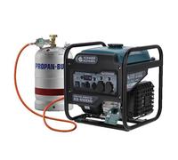 Könner & Söhnen KS 4500iG Générateur inverter 4500 W bi-carburant, onde sinusoïdale pure, USB QC 3.0 mode ÉCO, fiable et économique