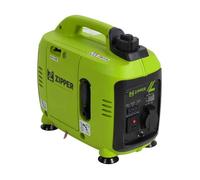 Zipper Maschinen Groupe électrogène Zi-ste1100iv Inverter essence moteur 4 temps Noir