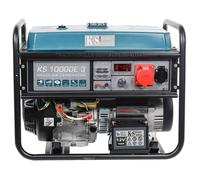 Groupe électrogène à essence KS 10000E-3 pour consommateurs du courant triphasé (400V), puissance maximale 8000 W, déma manuel/électrique, 1x16A (400V), 1x16A (230V), moteur EURO-V, affichage LED.