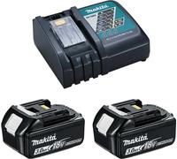 Groupe électrogène MAKITA (2 x 18V 3,0 Ah + DC18RC)