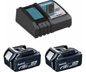 Groupe électrogène MAKITA (2 x 18V 5,0 Ah + DC18RC)
