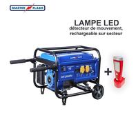 Groupe électrogène MASTER FLASH - 2900 W avec Lampe LED rechargeable