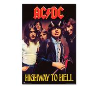 Groupe Erik AC DC Highway To Hell - 36 x 24 inches / 91.5 x 61 cm - Shipped Rolled Up - Cool Art Poster - Wall Poster