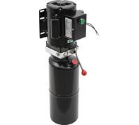 Groupe hydraulique - Pompe électrohydraulique - Puissance 2,2 kW - Vitesse de rotation 2850 tr/min - Réservoir d'huile 10 L - Débit 4,6 L/min - Matériau acier à haute teneur en carbone - Couleur noir