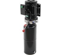 Groupe hydraulique, réservoir d'huile de 10 l, débit de 4,6 l/min, noir