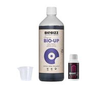 GROWMANIA Bio Up de BioBizz 1 l + échantillon Boost Up Nutrients + Verre doseur | Régulateur de pH biologique | Idéal pour jardins et jardins moyens
