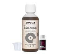GROWMANIA Cal Mag de BioBizz 250 ml + Probe Boost Up de Up Nutrients + Verre doseur | Additif calcium et magnésium | Pour petites plantations et cultures en pot
