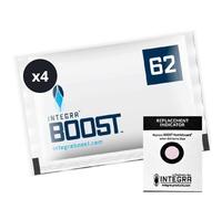 GROWMANIA.ES GROWMANIA Integra Boost 62 % - 4 unités de 67 g - Régulateur d'humidité - Humidificateur 2 voies avec indicateur d'usure - Durée jusqu'à 3 mois