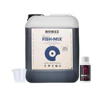 GROWMANIA Poisson Mix de BioBizz 20 l + échantillon Boost Up Nutrients + Verre doseur | Stimulant de croissance pour usage professionnel | Grand volume pour l'agriculture commerciale