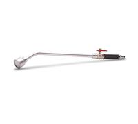 GRS 600 Pistolet d'arrosage professionnel en métal | Tuyau d'arrosage en aluminium | Tête de pulvérisation en aluminium | Robinet à bille en laiton | Douchette de jardin | Argent