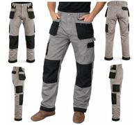 'GRS Multi Pockets Mens Combat Cargo Work Trouser with Knee Pad Pockets (Various Sizes and Colours: 28'' - 50'')'