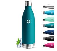 Grsta Gourde Isotherme 1l, Gourde Inox, 24h Froid & 12h Chaud, sans Bpa, Bouteille d'eau Metal, Double Vide, Facile à Transporter, Bouteille d'eau pour Bureau, Camping, Yoga