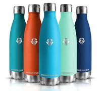 Grsta Gourde Isotherme - 500ml - Bouteille Isotherme, sans BPA, Gourde INOX Reutilisable, Enfant & Adulte pour Gym, école, Bureau, Voyage