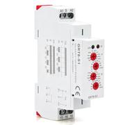 GRT8 S1 Relais temps Cycle asymétrique, répétition minuterie Cycle ON OFF | Relais minuterie cycle électronique, relais temporisé à montage sur rail AC/DC 12 à 240V avec indicateur LED pour circuit
