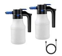 Grtheenumb Pulvérisateur de Mousse électrique pour Voiture, à Mousse alimenté par Batterie USB de 1500 ML avec pulvérisation Grand Angle 75 °, Paquet 2 pulvérisateurs électrique polyvale