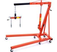 Grue d'atelier pliable – Grue hydraulique pour moteur – Grue pour bloc moteur – Grue de garage – Cric pour moteur 680 kg – Support pour moteur – Pont élévateur d'atelier