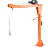 Grue de chargement électrique - Grue pick-up pour véhicules - Grue de voiture avec rotation de 360° - Grue de levage jusqu'à 499 kg - Acier robuste - Construction et levage