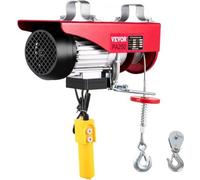 Grue de levage électrique VEVOR 125 kg/250 kg avec télécommande, système d'entraînement, câble métallique en acier allié, grue de plafond pour garages, treuil de poulie avec câble de haute qualité de 