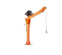 Grue Électrique De Camion 2200lbs, À Flèche Lit Pliant Pivotant 360 ° Avec Treuil 6000 Lb Bras Cadre Durable de Levage Treuils électriques