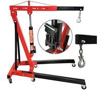 Grue hydraulique 2000 kg d'atelier, pliable, charge 2T, levage moteurs