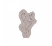 Grue Moule en silicone pour crème glacée Gâteau haricots verts Bonbons Chocolat Bloc de glace Décorations de gâteaux desserts français Grue blanche Moules en silicone pour la