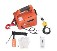Grue portative de treuil puissance grue électrique avec la télécommande capacité 500KG hauteur levage maximale 7.6M 1500W Treuils électriques(110V)