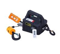 Grue Télécommandée 220v 500kg, Palan Électrique À Câble Métallique, Coque En Aluminium, Petite D'intérieur Treuils électriques(3 IN 1-200 KG 19M)