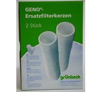 Cartouche filtrante de rechange Grünbeck 103068, 19 cm, 50 µm, taille 1, sans cloche de protection, lot de 2