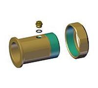Grünbeck softliQ insert 185000040000 avec point de vaccination G 2000 /4, pour Delta-p 2"