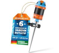GRÜNTEK Arroseur de Jardin à Sécteur. Asperseur Arrosage Automatique Jardin