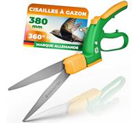 GRÜNTEK Cisaille à Gazon Coupe Bordures Lame Orientable à 360°