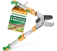 GRÜNTEK Coupe Branche Cisailles Téléscopiques XT 685-1015mm. Cisaille à Enclume 78mm