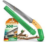 GRÜNTEK Scie Élagage Jardin Coupe Fine BARRACUDA 300mm. Lame japonaise I poignées Ergonomique