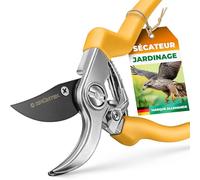 GRÜNTEK Sécateur de Jardin Lame Franche Cisaille Haies Fleurs Jardinage