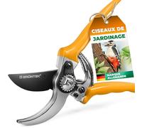 GRÜNTEK Sécateur Jardin lame franche 55mm. Cisaille 215mm Fleurs Vignes Plantes de Jardin