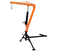 Grues de levage SucceBuy avec attelage, capacité de charge de 680 kg, grue de chargement avec pompe hydraulique de 12 tonnes, grue de levage manuelle avec rotation à 360°, équipement de levage en acie